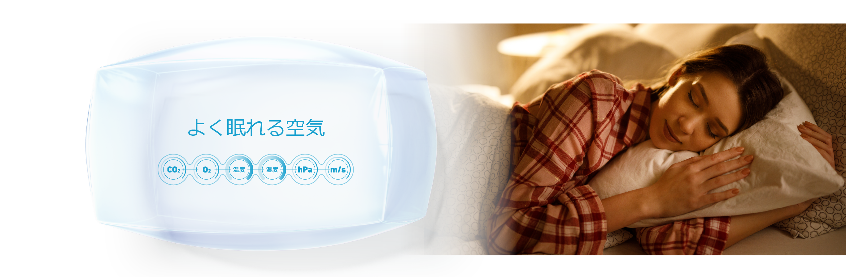 よく眠れる空気