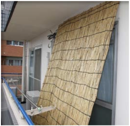 「よしず」や「すだれ」を活用 部屋の外で熱をさえぎる